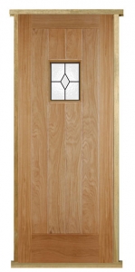 Thames Prehung Solid Oak External Door